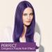 Hair Dye Shampoo 3-in-1 for Instant, 100% Grey Coverage - Herbal Ingredients, Women & Men - 500mL (Purple) - Buy Online on GoSupps.com