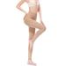 SWOLF Medical Compression Pantyhose Women Men 20-30 mmHg Edema Varicose Veins Footless - Beige Large
