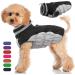 OUOBOB Dog Winter Jacket - Waterproof Reflective Coat for Small Medium Large Dogs - Warm Fleece Apparel with Zipper Closure - Cold Weather Pet Garment - Buy Online on GoSupps.com