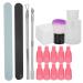 Nail Gel Removal Set Nail Polish Gel Remover Tools Kit Nail Polish Gel Remover Tools Kit with Nail Clips Gel Clip Remover Gel Clip Remover Nail Polish Remover Kit Nail Clip Caps Nail File