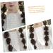 Beaupretty Bubble Twist Wig Double Ponytail Wig Ponytail Hair Extensions Hair Decorations Hair Extensions Headband Bun Wig Black Wig Braid High Temperature Wire The Bubble Women's 45X6CM Black - Buy Online on GoSupps.com