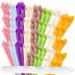 Organic Hopi Ear Candles for Blocked Ears - All Natural Ear Wax Remover - GLAMZA 100% Natural Beeswax Candle - 72pcs (36 Pairs) with 36 Protective Disc Cones for Safe & Effective Ear Candling