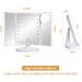 bemelux Tri-fold Vanity Mirror Light with 10x Magnetic Lens | 1X/2X/3X Magnification | Touch Control, Foldable, Dual Power Supply | Detachable LED Makeup Mirror | Travel Portable | Ideal Gift for Women - Buy Online on GoSupps.com