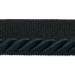 Trims by the Yard Emmerson 1/4" Twisted Lip Cord Trim, Black (5 Yard Cut)