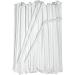 380 Pack Individually Wrapped Plastic Drinking Straws - BPA Free - White | Disposable & Flexible - Buy Online on GoSupps.com