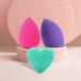 2Pcs Makeup Sponges Foundation Blending Beauty Sponge with Face Scrubber  Dry & Wet Use for Powder Cream or Liquid Application  Multicolor Makeup Blender Set 2 Pcs-A - Buy Online on GoSupps.com
