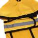 Lifeunion Dog Reflective Raincoat with Hood and Harness Hole - Waterproof Slicker Poncho for Small Medium Dogs - Medium Yellow - Buy Online on GoSupps.com