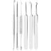 Verdant Touch Portable Blackhead Needle Set Blackhead Needle Set Stainless Steel Aluminum Box Portable Blackhead Extractor Tool Kit for Men Women - Buy Online on GoSupps.com