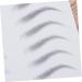 Housoutil 2pcs 3d Eyebrow Stickers Mens Eyebrow Stickers Brow Tool Imitation Eyebrow Human Body 6d Model Head 20.50X15.00X0.20CM Black - Buy Online on GoSupps.com