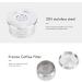 Kit de Capsules de caf R utilisables Dosette de caf R utilisable en Acier Inoxydable pour Machine caf Facile Nettoyer Go t personnalis (avec filtres en papier Brosse Cuill re Avec Filtres en Papier Brosse Cuill re Presse - Buy Online on GoSupps.com
