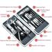 Electromax Nail Clippers Manicure Set for Thick Nails - Cuticle Remover, Toenail Care Cutter - Pedicure Travel Kit for Men and Women - Buy Online on GoSupps.com