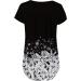 Womens Tunic Tops 2023 | Trendy Short Sleeve Button Down Shirt | Black-3 Medium - Buy Online on GoSupps.com