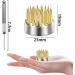 6-Piece Gold Kenzan Ikebana Flower Arrangers Set with Needle Straightener - Floral Fixed Tools for Small Vase Arrangement - Buy Online on GoSupps.com
