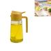 2 in 1 Kitchen Oil Dispenser and Oil Sprayer Olive Oil Dispenser Bottle for Kitchen Cooking Oil sprayer for cooking kitchen salad barbecue (Yellow)