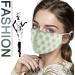 YBSHIN Wedding Lace Mask | Floral Mouth Shield for Women & Girls | Masquerade B-Green Shop Internationally - Buy Online on GoSupps.com