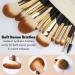 EDMIRE 10pcs Makeup Brushes Set - Foundation, Eyeshadow, and Eyebrow Brushes for Women - Perfect Gift for Anniversary, Valentine, Birthday - Buy Online on GoSupps.com
