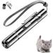 Cat Toy for Indoor Pointer Cats Cat Pointer Toy with Red Light Interactive Chaser Exercise 7-in-1 Pet Interactive Toy USB Rechargeable Puppy Training Tool Stylish Silver Design - Buy Online on GoSupps.com