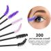 300 Pcs Disposable Mascara Wands Eyelash Brush Mascara Testers Makeup Applicators Kit For Thick Or Thin Long Or Short Eye Lashes - Buy Online on GoSupps.com