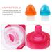 Kisangel 4Pcs Spill Proof Water Bottle Cover for Kids | SoftSip Food Pouch Top | Juice Soda Lid for Toddler Baby - Buy Online on GoSupps.com