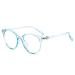 Suertree Blue Light Filter Myopia Glasses Mild Nearsightedness Glasses Hinge Fashion Distance Glasses for Women 959 Blue -1.5