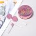 Buy Sukpsy 5-in-1 Colorful Glitter Contact Lens Etui Set (A-Pink) - Portable Container with Mirror Tweezers & Solution Bottle for Travel | International Shipping Available - Buy Online on GoSupps.com
