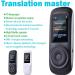 Portable Voice Translator Smart Foreign Language Translator Device Wifi/4G Two-Way Speech/Text 2.4 Inch Touch Screen Support 70 Languages for Travel Business White Good Times Black - Buy Online on GoSupps.com