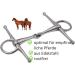 AMKA Gag Bit - Solid Stainless Steel 18mm Thickness 45mm Rings | Premium Equestrian Gear for International Shipping - Buy Online on GoSupps.com
