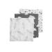 Meyco Muslin Diaper Set of 3 - 70x70 cm Feather Cloud Dots Grey-White | International Shipping Available - Buy Online on GoSupps.com