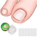 Ingrown Toenail Correction Treatment Kit - 30PCS Corrector Strips Brace Pedicure Tool Patch with 2PCS Lifter and File - Silver, 32pcs - Buy Online on GoSupps.com