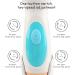 Opal Tool Sonic Facial Cleaning Brush - USB Electric Deep Cleansing Device for Face Massage Peeling & Blackhead Removal (Blue) - Buy Online on GoSupps.com