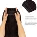PARXITN Secret Hair Extensions 50 cm Long Invisible Wire Hair Extensions Secret Hair Extensions Silky Straight Synthetic Hairpieces Fish Line 1 Piece Hair for Women Dark Brown - Buy Online on GoSupps.com