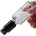 YIZHAO Clear Glass Spray Bottles 4oz - 9 Pcs Fine Mist Refillable for Essential Oils Perfume Aromatherapy & Travel - Durable Metal Cap - Buy Online on GoSupps.com