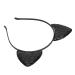 Shop Shiny Black Cat Ears - Perfect for Christmas Halloween Weddings & Parties | Durable & Stylish Everyday Wear - Buy Online on GoSupps.com