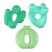 Itzy Ritzy Cutie Coolers Soothing Water-Filled Teethers 3+ Months Cacti 3 Teethers