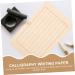 PLAFOPE 50 Sheets Rice Paper Writing Paper Xuan Zhi Paper Xuan Paper Calligraphy Art Supplies Pen Shu Xuan - Buy Online on GoSupps.com