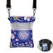 Little Bean Sugar Glider Hammock Bonding Pouch Carry for Rat Hedgehog Waterproof Small Pocket Pets Cage Accessories and Toys Soft Nest Bed Hideout Hut Sack (Blue)