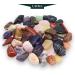Lavisa Drum Stones - 100% Natural Healing Stones | Gemstones for Water Treatment | Halbedelstein Mixture | 220g Mineral Stones - Buy Online on GoSupps.com