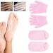 Moisturizing Gel Socks Gloves Set Soothe Skin Moisturizing Gloves for Rough Hands and Feet Dull and Aging People