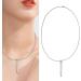 Mindful Breathing Necklace Skin Friendly Stress Relief Mindful Necklace for Everyday Wear (Steel Color) - Buy Online on GoSupps.com