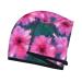 Pink Floral Coral Velvet Dry Hair Cap - Ideal for Home Travel & Pool Parties | Quick Drying & Soft - Buy Online on GoSupps.com