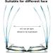 Hubeye Square Reading Glasses for Women - Spring Hinged Oprah Style +3.0 Diopter - 2 Pairs 2 Color Mixes - Shop Internationally - Buy Online on GoSupps.com