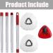 ANREKEYH Spin Mop Set with 2 Refills and Handle Replacement - White (1 Tank System) - Buy Online on GoSupps.com