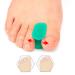 8 Pairs Silicone Toe Spacer Separator Bunion Straightener Hallux Valgus Corrector - Buy Online on GoSupps.com