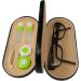 Evelots Double-Sided Contact Lens Case with Mirror - Rigid Outside Soft Inside - Travel Essential - Black - Buy Online on GoSupps.com