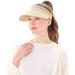 MK MATT KEELY Women's Large Brim Straw Sun Hat - Beige Striped Golf Summer Hat | Perfect for UV Protection & Style - Buy Online on GoSupps.com