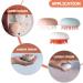 Magiclulu Silicone Shampoo Brush - 9-Pack Travel Hair Massage & Scalp Cleaning Tool | Perfect for Skin Peeling & Sweat Curbing - Buy Online on GoSupps.com