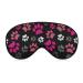 Pink Animal Paws Print Sleep Mask for Women Adjustable Sleeping Eye Shades Cover with Elastic Strap