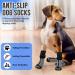 Eyein Anti-Slip Dog Socks Paws Stop Licking - 3 Pairs Thick Dog Socks with Grips & Adjustable Strap for Hardwood Floor Indoor Walking Dog Socks Injured Paw Protector for Puppy Small Medium Large Dogs M Black(pack of 6) - Buy Online on GoSupps.com