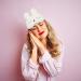 Ulife Mall Funny Cute Bunny Eye Mask for Sleeping - Soft Plush Fluffy Blindfold for Kids, Girls, Boys & Women - White - Buy Online on GoSupps.com