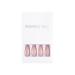 Sethexy Medium Coffin False Nails - Pink Sparkle Quadrada French Press-On Nail Tips | 24 Pack Acrylic Nails for Women & Girls - Buy Online on GoSupps.com